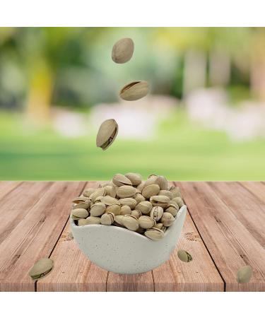 Roasted & Salted Pistachio Nuts - Non-GMO, Gluten-Free, Healthy Fat - 8oz Emergency Survival Food (Half-Pound) - Buy Online on GoSupps.com