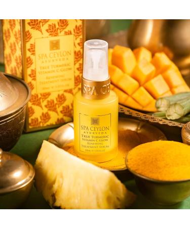 SPA CEYLON True Turmeric Vitamin C Glow Renewing Treatment Serum | Overnight Repair Treatment | Ayurveda | Acne Treatment | Best for Normal to Dull Pigmented Skin - Buy Online on GoSupps.com
