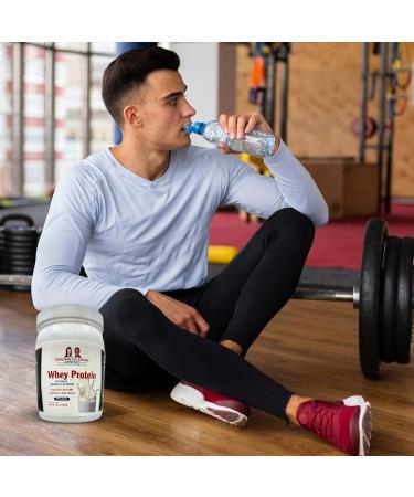 Grass Fed Whey Protein Shake - 19g Protein BCAAs Natural Vanilla Meal Replacement & Post Workout Recovery (12 Oz - Buy Online on GoSupps.com