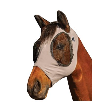 Professional S Choice Fly Mask with Comfortable Fit Grey Pony Pony Grey