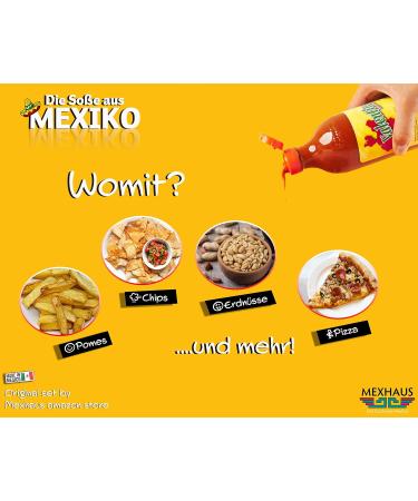  mexhaus Valentina hot salsa spicy sauce - 370 ml each spicy sauce bulk pack (3) - Buy Online on GoSupps.com