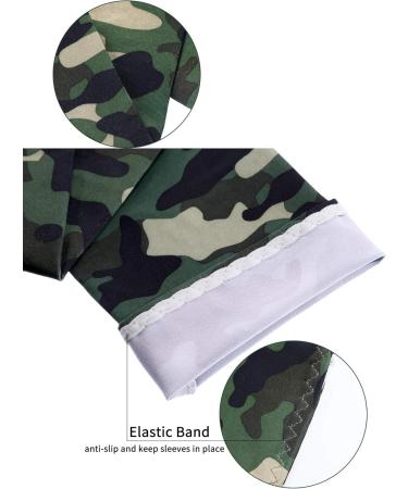 Boao 10 Pairs Men s Cooling Arm Sleeves - Fingerless Sun Protection Gloves in Black Gray White & Camouflage - International Shipping Available - Buy Online on GoSupps.com