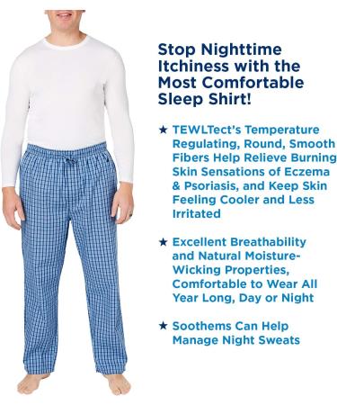 Eczema & Psoriasis Clothing Relief Treatment Shirt for Moderate to Severe Sensitive Dry Skin for Men (Size M) Also Used as a Wet Wrapping Therapy White - Buy Online on GoSupps.com