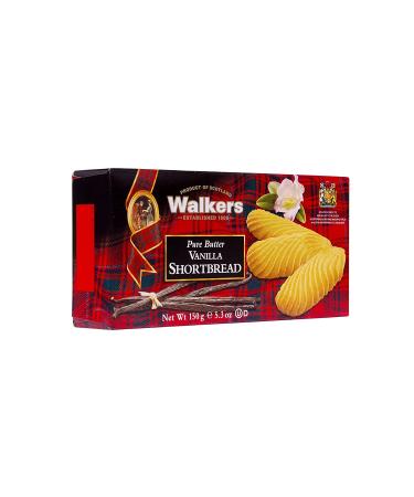 Walkers Shortbread Vanilla Cookies 5.3oz Box - Pack of 4 | Delicious Vanilla Flavor - Buy Online on GoSupps.com