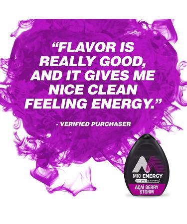 MiO Energy Acai Berry Storm Liquid Water Enhancer 1.62 fl oz - Pack of 1 - Buy Online on GoSupps.com