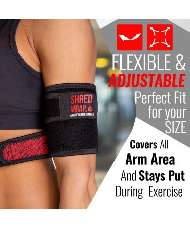 Iron Bull Strength Shred Wraps for Arms - Thermogenic Arm Trimmers for Weight Loss - Premium Fat Burning Bands with Slimming Technology - Arm Body Wraps Toner and Shaper Medium - Buy Online on GoSupps.com
