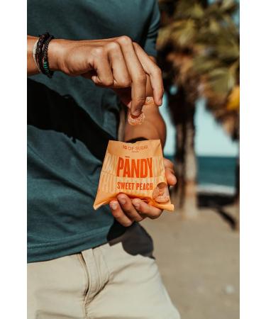 PANDY Candy SWEET PEACH - Gummy Candies Bag Only 1g Sugar & 80 Calories 1x50g Sweet Peach 1x50g - Buy Online on GoSupps.com