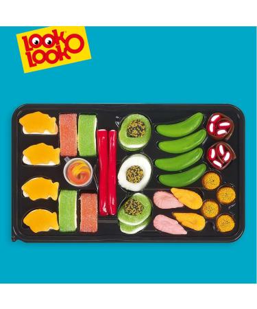 Look-O-Look Candy Sushi & Mini Sushi Assortiment de bonbons g lifi s en guimauve et confiseries en forme de maki et nigiri Cadeau original pour f tes anniversaires et soir es th me asiatique - Buy Online on GoSupps.com
