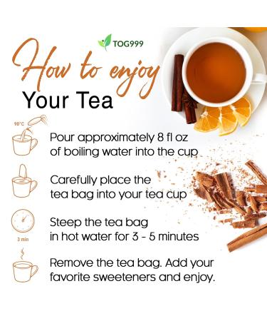 TOG999 Special Tea - Pure Cinnamon - 60 Tea Bags - Buy Online on GoSupps.com
