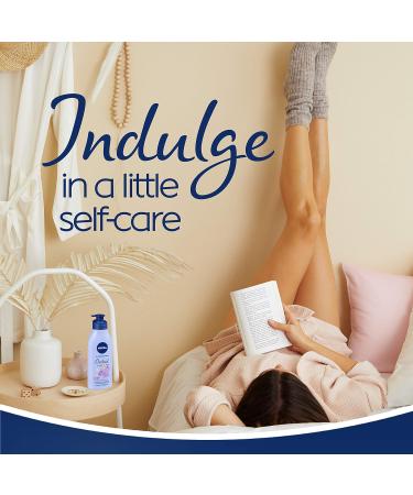 NIVEA In Bloom Variety Pack: Body Lotion, Body Wash, Lip Balm, Multipurpose Cream - 4 Piece Set - Buy Online on GoSupps.com