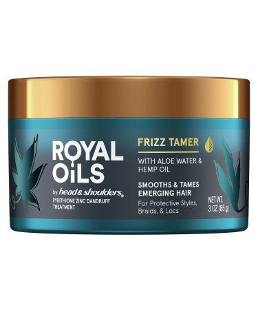 Head & Shoulders Royal Oils Frizz Tamer For Edge Control with Aloe Water and Hemp Oil  Curly Hair products  Natural  3.0 Fl Oz 3 Ounce (Pack of 1) - Buy Online on GoSupps.com