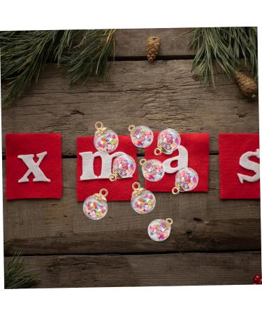 Goohochy Jewelry Pendant - 30 Mini Sequins & Crystal Glass Ball Charms for Christmas Earrings & Ornaments - Buy Online on GoSupps.com