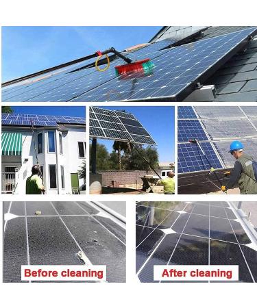 Window Cleaning Pole Photovoltaic Panel Cleaning Tool Multi-Purpose Water Spray Brush Extendable Cleaner for Trucks Windows Washing 5.4M 35cm Brush Head 11M/36FT - Buy Online on GoSupps.com