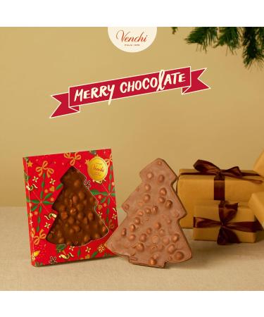 Venchi - Brutto&Buono Plaque Artisanale de Chocolat au Lait avec Noisette du Pi mont en forme de Sapin 200 g Sans Gluten dition Limit e Collection No l Id e Cadeau - Buy Online on GoSupps.com