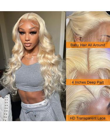 SEEMOR 613 Body Wave Blonde Lace Front Wig 20 180% Density | HD Lace Frontal Wig Pre Plucked | 12A Brazilian Honey Blonde Human Hair - Buy Online on GoSupps.com