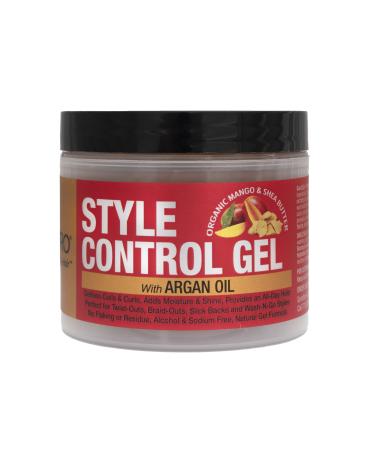 GOLD BANNER BEAUTY GOOD2GRO Style Control Gel with Argan Oil - 4oz | Non-Flaking Firm Hold & Lasting Shine | Perfect for Styling and Smoothing All Hair Types