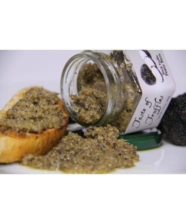 Black Truffles and Mushrooms Sauce - Black Truffle Pesto Nero wt. 3.2 oz(90g) Fall/Winter Burgundy Black Truffles (Tuber Uncinatum)- Garnish Seasoning Gourmet Food - Vegan  Non-GMO  All-Natural - Buy Online on GoSupps.com
