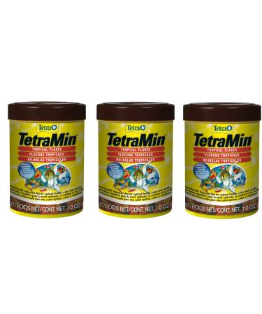 Tetra 77801-04 Min Tropical Flakes 3Pack (1.0-Ounce)