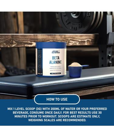 Applied Nutrition Beta Alanine 300G Unflavoured 300g - Buy Online on GoSupps.com