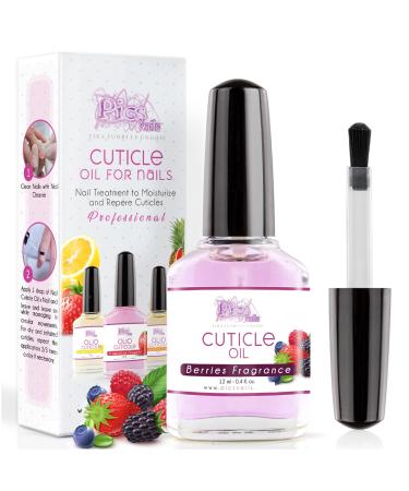 Cuticle Oil for Nails Professiona Nail Treatment 12 ml - 0 4 Fl. oz - Berries Fragrance - Moisturizing and Regenerating Oil for Cuticles Gives Relief and Freshness to Dry and Irritated Skin