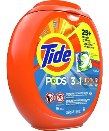 Tide PODS Laundry Detergent Soap 96 Count, Original Scent, High Efficiency (HE) - Pack of 1 - Buy Online on GoSupps.com