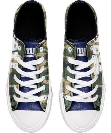New York Giants NFL Women's Camo Low Top Canvas Shoes - Size 11 - Buy Online on GoSupps.com
