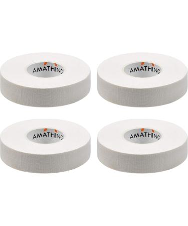 Amathings Climbing Tape - 3-4 Roll Sports Tape in Metal Box | 1.5cm Black Finger Tape for Climbing Bouldering Volleyball Martial Arts | Includes 4 White Rolls - Buy Online on GoSupps.com