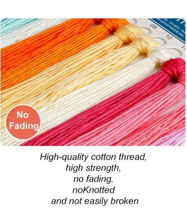 51buyoutgo Flower & Cat Cross Stitch Kit for Adults - Easy, Funny, Pre-Printed, 11ct Stamped Patterns - Embroidery Starter Kit for Beginners - 46x36cm - Buy Online on GoSupps.com