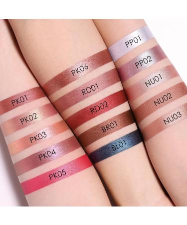 FOCALLURE Metallic Liquid Lipstick - Long Lasting Transfer-Proof Waterproof Lip Gloss for Women | RD02 Painkiller - Buy Online on GoSupps.com