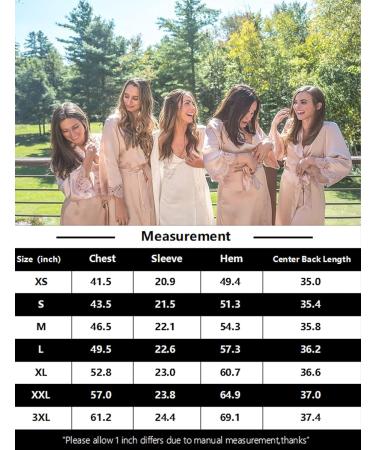 BESDEL Women's Satin Silk Bathrobe XXL Gold - Short Kimono Robe with Oblique V-Neck for Bridesmaids - Buy Online on GoSupps.com