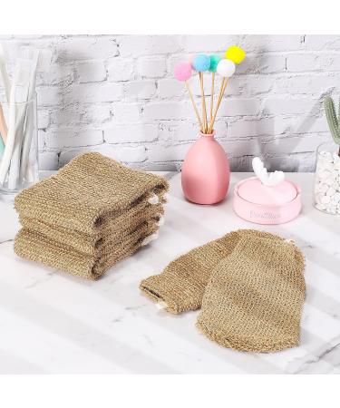 Breling 4 Pcs Natural Back Scrubber Set for Shower | Double Sided Exfoliating Scrubbers & Shower Gloves for Men and Women - Buy Online on GoSupps.com
