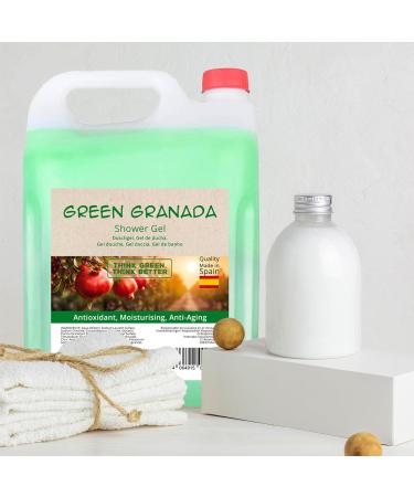 Intercabo Soluciones SL Pomegranate Shower Gel 2 x 5L Gentle cleansing and deep hydration Fruity garnet scent Large refill pack for longlasting freshness and daily use - Buy Online on GoSupps.com