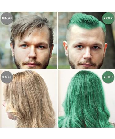 Buy Temporary Green Hair Color Wax - Instant Hairstyle Cream for Parties Cosplay & Halloween | 4.23oz - Buy Online on GoSupps.com