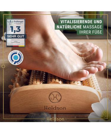 Heldson Foot Massage Roller - Ultimate Foot Massage Device for Heel Spur Relief - Enhance Relaxation & Comfort - Buy Online on GoSupps.com