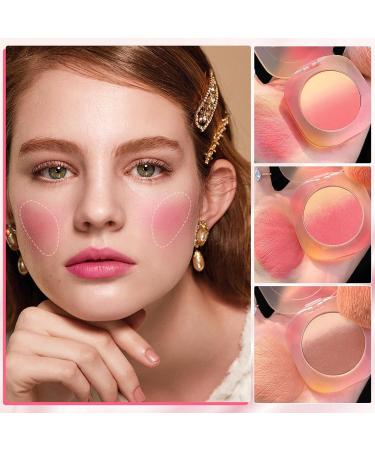 Mineral Blush Matte Powder Shimmering Face Blush Makeup Revolution Contour & Highlight Blush Palette Blusher Reloaded Blush Peaches & Cream (Pink Peach Yogurt m) - Buy Online on GoSupps.com