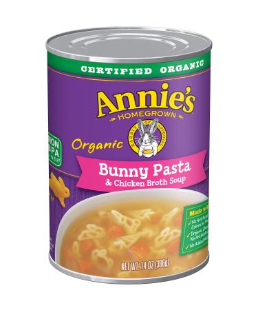 Annie's Homegrown Bunny Pasta & Chicken Broth Soup, 14 oz