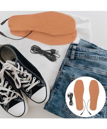 Holibanna Heated Insoles - USB Rechargeable Cuttable Electric Foot Warmers for Men & Women | International Shipping - Buy Online on GoSupps.com