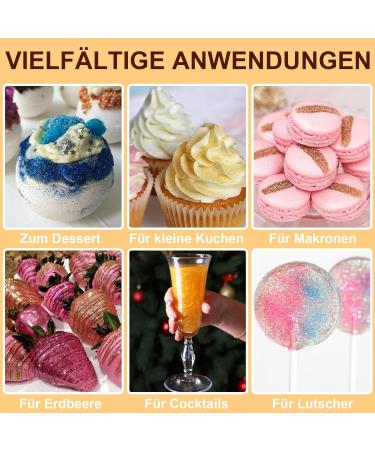 Shop 15g Green Edible Glitter Powder for Drinks Cakes & Cocktails | Perfect Food Color Powder for Stunning Decorations - Buy Online on GoSupps.com