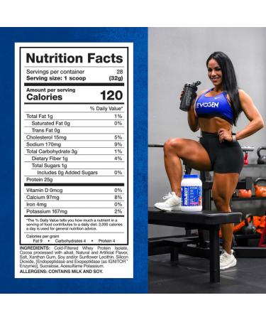 Evogen Isoject - Whey Isolate Protein Powder Ultra-Pure Whey Isolate Enhanced Absorption & Recovery Ignitor Enzymes BCAAs EAAs - Chocolate - 25 Servings - Buy Online on GoSupps.com