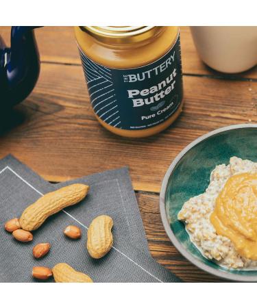  The Buttery The Buttery Peanut Butter Pure Cream/Sweet Peanut Cream 100% Healthy High Oleic Peanuts No Palm Oil Added Sugar or Gluten  - Buy Online on GoSupps.com