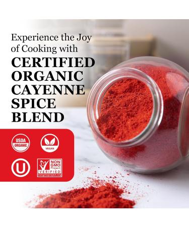 Minerva Spices Organic Cayenne Pepper Ground 5 Pounds 2.26 kg Premium Quality 100% Pure Non-GMO Vegan Gluten-Free and Kosher Certified  - Buy Online on GoSupps.com