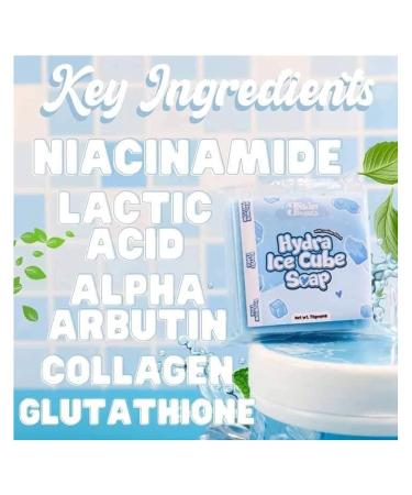 J Skin Beauty HYDRA ICE CUBE Soap - 3 Bars (70g Each) | Nourishing Moisturizing & Refreshing - International Shipping Available - Buy Online on GoSupps.com