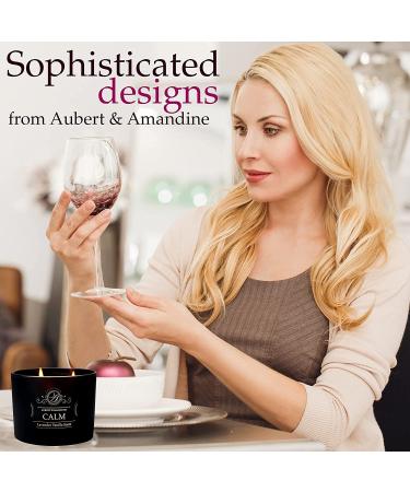 Black Cherry 3 Wick Aromatherapy Candle | Large Soy Candle for Relaxation | Stress Relief & Great Gift Idea for Women | Home Scented Candle for Mothers Day, Birthday, or Housewarming - Buy Online on GoSupps.com