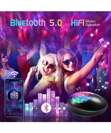 Galaxy Projector Star Light LED Ceiling Starry Skylight Night Sea Starlight Ocean Wave Space Music Projection Lamp Kid Bedroom Decoration Nursery Room Decor Teen Adult Boy Girl Birthday Gifts Remote - Buy Online on GoSupps.com