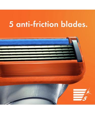 Gillette Fusion5 Men's Razor Blade Refill Cartridges 4 Count Razor Blade Fusion5 4ct - Buy Online on GoSupps.com