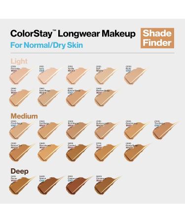 Revlon ColorStay Foundation for Normal/Dry Skin - 30 ml Ivory | Long-lasting Formula - Buy Online on GoSupps.com
