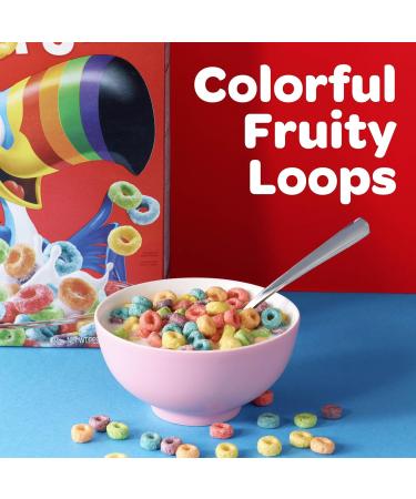 Kellogg’s Froot Loops Breakfast Kids Cereal Family Breakfast Giant Size - Original - 23oz Box - Buy Online on GoSupps.com