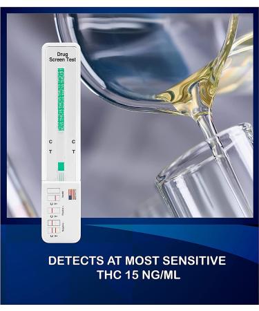 3 Pack DrugExam USA Made Most Sensitive Marijuana THC 15 ng/mL Drug Test Kit - Detect Any Form of THC with 15 ng/mL Cutoff - Buy Online on GoSupps.com