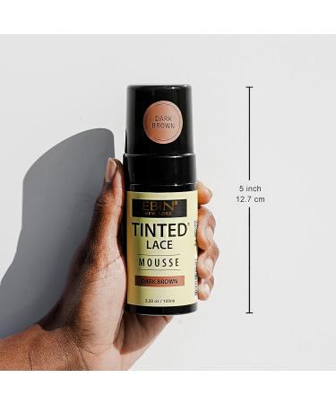 EBIN Tinted Lace Mousse (100ml Medium Dark Brown) 25 ml (Pack of 4) Medium Dark Brown - Buy Online on GoSupps.com