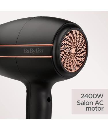BaByliss Super Power 2400W Hair Dryer - Professional Salon AC Motor - Fast Drying - Black - Buy Online on GoSupps.com